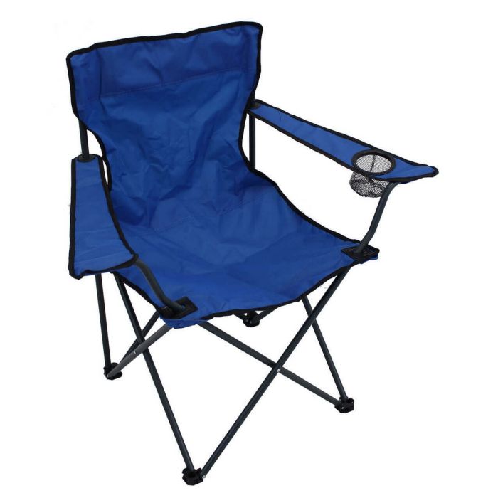 Fauteuil pliant de camping Bleu en acier mod. Giada main product photo