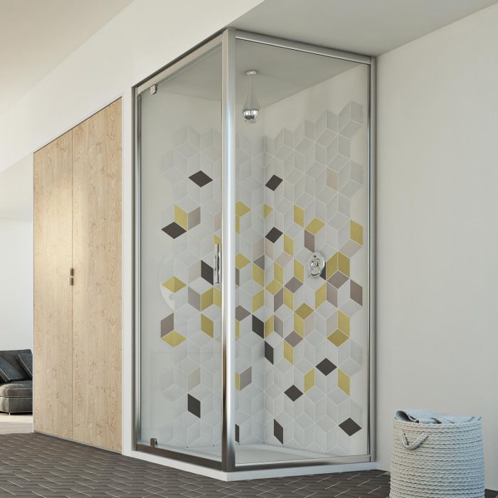 Cabine douche 75x75 Ouv. 75 CM 198 Transparent mod. Cristal Duo 1 Porte main product photo