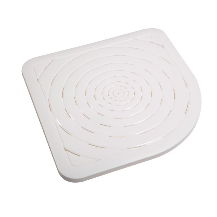 Tapis en résine Blanc 56x56 CM mod. Oasi main product photo
