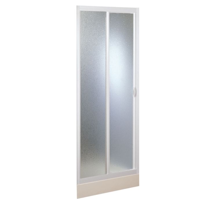 Paroi douche 110 CM en acrylique mod. Mercurio avec ouverture laterale main product photo