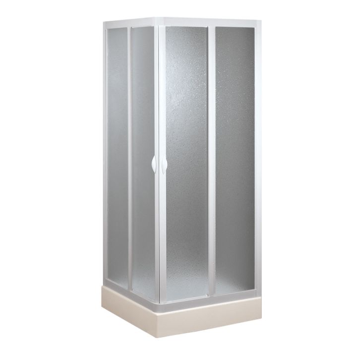 Cabine douche 80x100CM en acrylique mod. Venere avec ouverture centrale main product photo