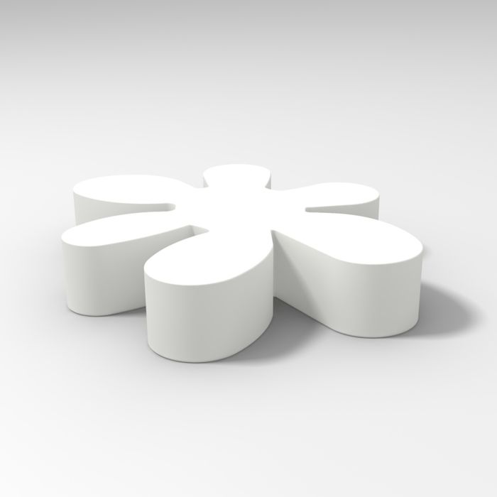 Plate-forme d'exposition de 100 cm Blanc mod. Floris main product photo