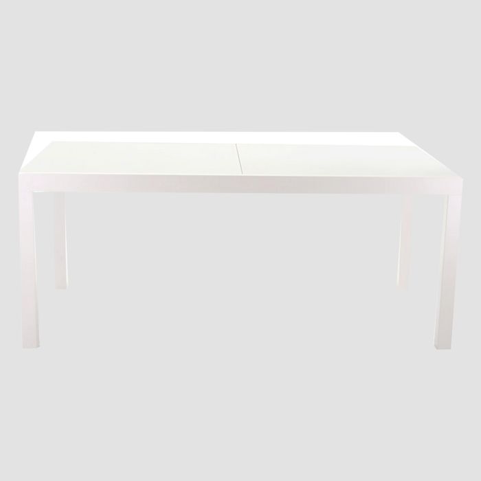 Table de jardin extensible Blanc 160/220x90 cm h 75 cm en Aluminium mod. Boise main product photo