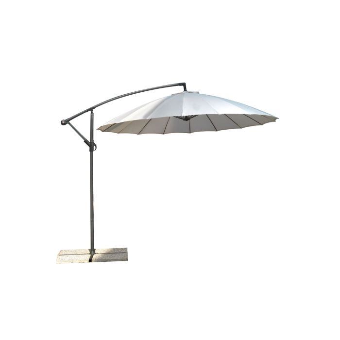 Parasol déporté pare-soleil de jardin Ecru Ø 3 m en Aluminium mod. New Jersey main product photo