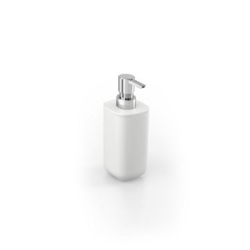 Distributeur de savon à poser Blanc en Résines Thermoplastiques Mod. Pod
