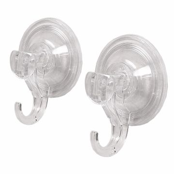 Patères - Lot de 2 Transparent en Matériau thermoplastique Mod. Air Container