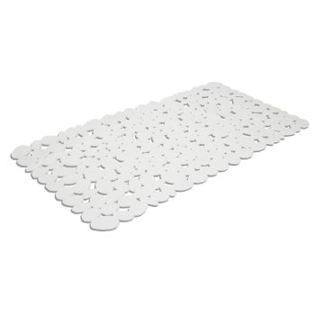 Tapis Baignoire Blanc 69x36 en PVC Mod. Bali