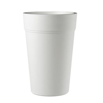 Pot de Fleurs Rond Blanc 38 CM h 80 mod. Stem