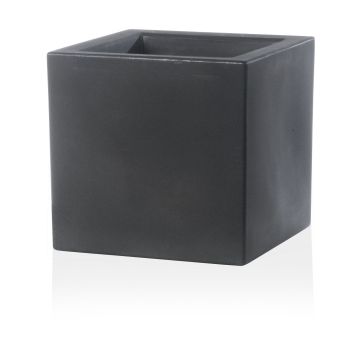 Pot de Fleurs Carré Anthracite 30x30 CM h 30 mod. Schio Cubo
