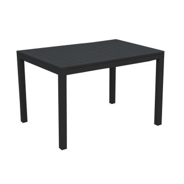 Table de jardin Anthracite 70x53 cm h 75 cm en Aluminium mod. Sullivan