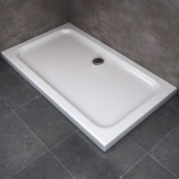 Bac à douche 80x100x5 CM Rectangulaire Abs mod. Selene
