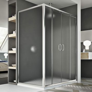 Cabine Douche 70x120 CM H185 granité C modèle Replay Duo 2 Portillons