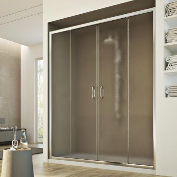 Porte Douche 140 cm 185 granité C modèle Replay 2 Portillons