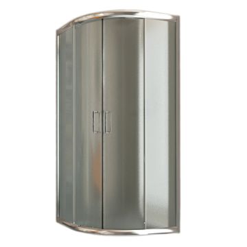 Cabine Paroi Douche Demi-Circulaire 90x90 H185 Opaque 6mm mod. Alabama