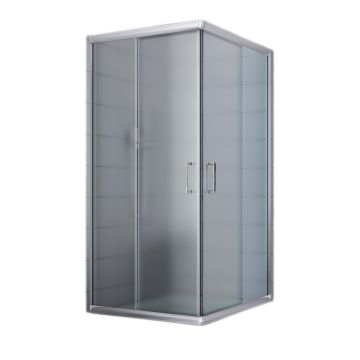 Cabine Paroi Douche 80x100 H185 Opaque 6mm mod. Alabama