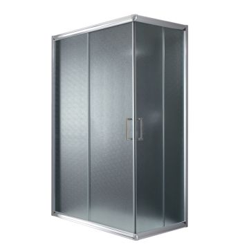 Cabine Paroi Douche 70x120 H198 Opaque 6mm mod. Alabama