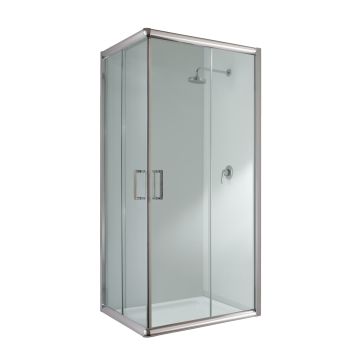 Cabine Paroi Douche 80x120 H198 Transparent 6mm mod. Alabama