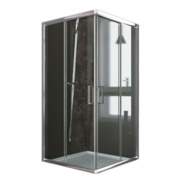 Cabine Paroi Douche 90x90 H185 Transparent 6mm mod. Alabama
