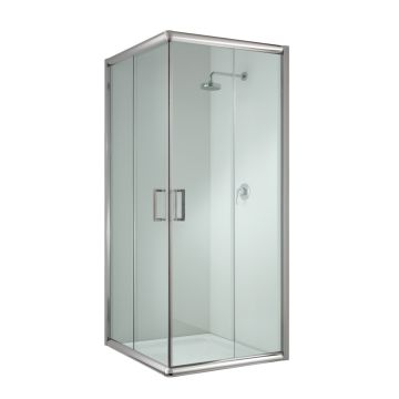 Cabine Paroi Douche 75x75 H198 Transparent 6mm mod. Alabama