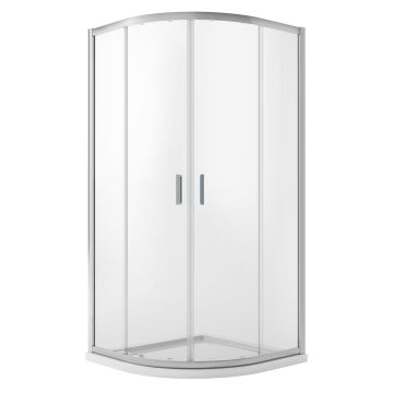 Box doccia semicircolare 90x90 H200 trasparente mod. Alabama