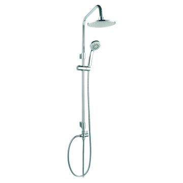 Merkur Led - Ensemble de douche Acier Inox et Abs Avec Led 48,5 x 101 x 20 CM