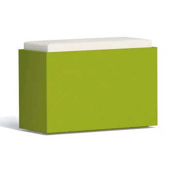 Coffre de rangement Roomy en Résine Rectangulaire 80X35 CM Vert
