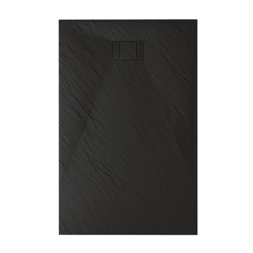 Bac à douche 70x90x2,6 CM Rectangulaire Anthracite Effet Pierre mod. Blend