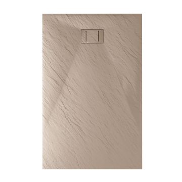 Bac à douche 70x90x2,6 CM Rectangulaire Tortourelle Effet Pierre mod. Blend