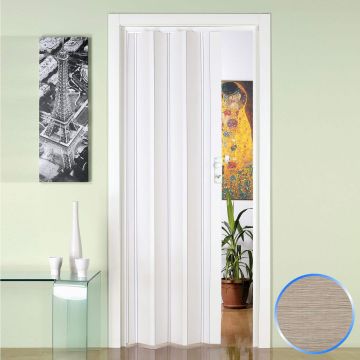 Porte pliante accordèon cèdre en pvc 88,5x214cm mod. Luciana