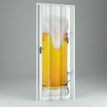 Porta pliante accordéon intérieur en PVC Beer 102x214 cm mod. Vera