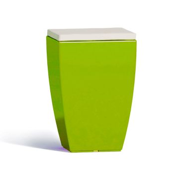 Siège Fine en résine 33X33CM Vert