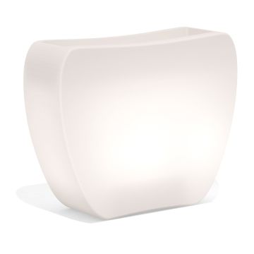 Pot de Fleurs lumineux en résine 100x31 CM H 80 Plusieurs couleurs disponibles mod. Heart Led 100