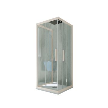 Kolors Trio H 200 en PVC Champagne Verre Transparent mod. Kolors Trio