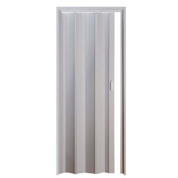 Porte accordéons pliante intérieur en kit en PVC Grise 82x210 cm mod. Simona