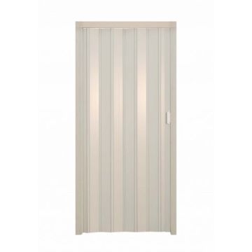 Porte accordéons pliante intérieur en kit en PVC Ivoire 1013 82x220 cm mod. Simona