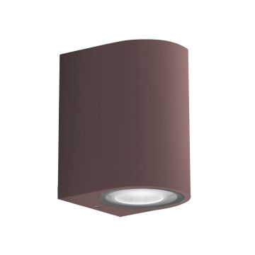 Applique LED murale couleur corten mod. Cordova 1