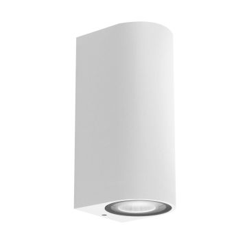 Applique LED murale à double faisceau couleur blanc mod. Cordova 2