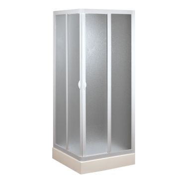 Cabine douche 75x75CM en acrylique mod. Venere avec ouverture centrale