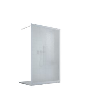 Douche italienne Walk in Free H 185 cm en Acrylique mod. Beatrix Centrale