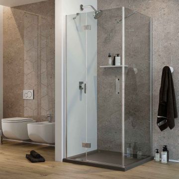 Porta Doccia Trasparente Apertura a Sinistra con Easy-Clean mod. Prime