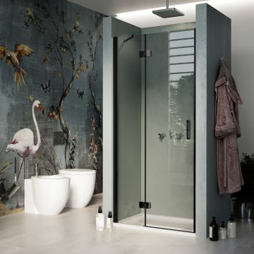 Porte Douche mod. Flip Black Porte + Profil