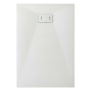 Bac à douche 70x90x2,6 CM Blanc Effet Pierre mod. Strong