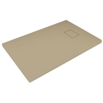 Bac à douche 90x120x2,6 CM Tortourelle Effet Pierre mod. Strong