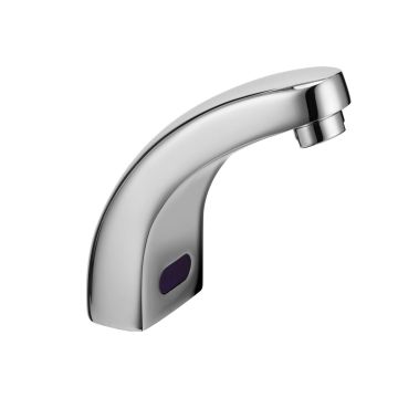 Mélangeur lavabo automatique infrarouge Chrome avec Fonctionne avec batterie ou avec résaux mod. Hotellerie