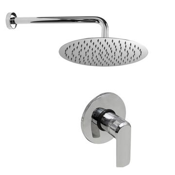Kit de douche Chrome avec Avec mitigeur mod. Aurora