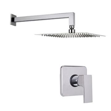 Kit de douche Chrome avec Buses en silicon anticalcaire mod. Eva