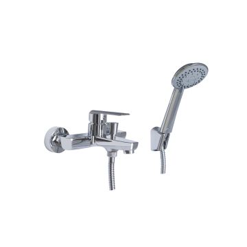 Mélangeur baignoire avec kit douche Chrome avec Levier monocommande mod. Alma